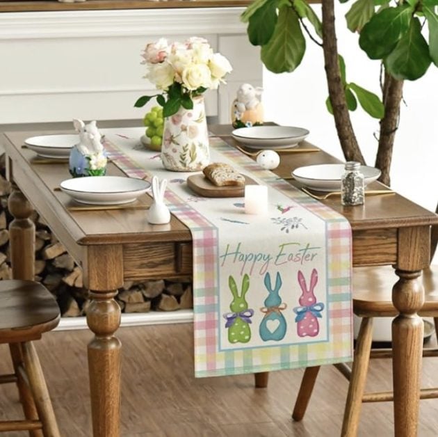 Happy Easter Table Runner